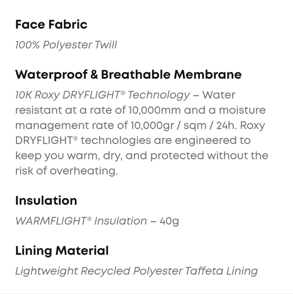 Roxy Rifter Snow Pants Grey - Picture 8 of 14